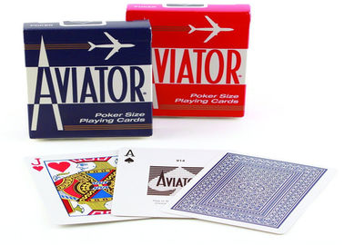 Aviator Pinochle Đánh dấu Deck Card / Spy Chơi Các Cards Cho Poker Cheat